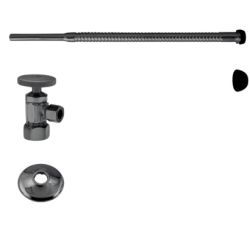 RKB0015 1/2" Nom.* 3/8" * 12" Corrugated Riser Kit - Round Handle.